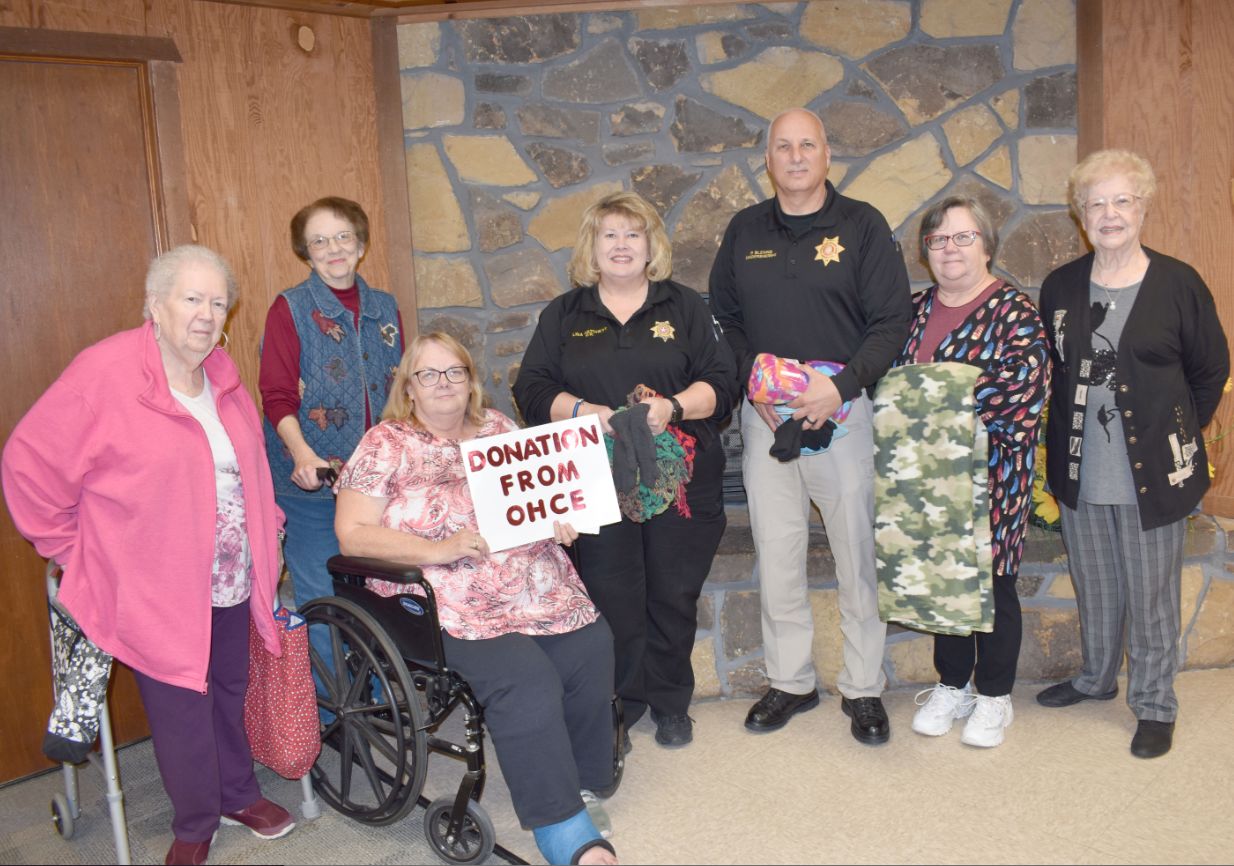 OHCE makes warm donation to local law enforcement, ICAN